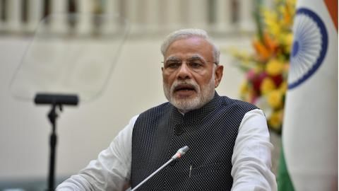 PM Modi addresses the Parliament