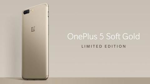 Limited-edition Soft Gold OnePlus 5 launched in India
