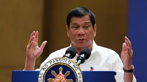 Philippines president Duterte's son named in narcotics scandal