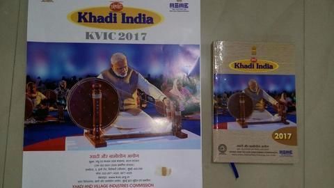 Modi 'replaces' Gandhiji in Khadi Udyog calendar