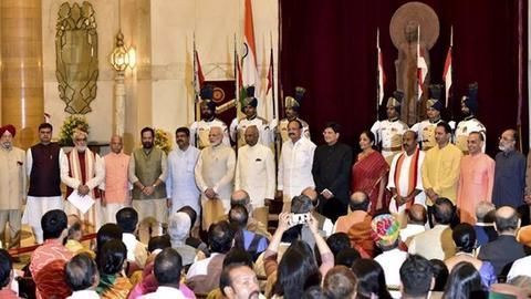 The new ministers in the Cabinet