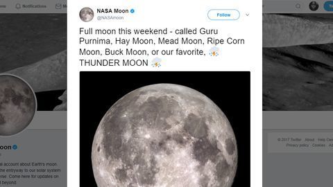NASA acknowlgedges 'Guru Purnima' on Twitter