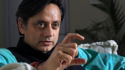 Shashi Tharoor schools India in 'rodomontade'