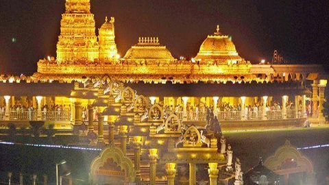 How much does India's richest Hindu temple own?