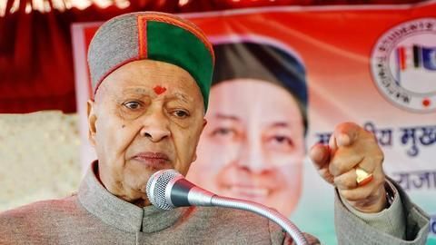Virbhadra Singh doles out goodies ahead of elections