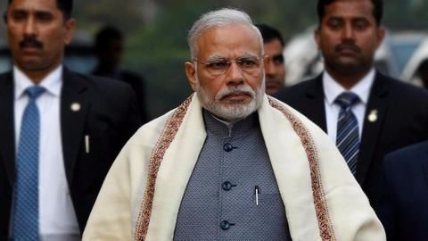 Modi, only foreign leader standing up to China