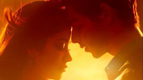 KJo introduces Janhvi, Ishan Khattar in new poster