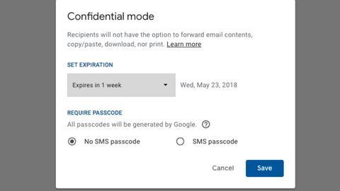 Here's the procedure of making an e-mail self-destructive