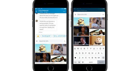 GIFs come to LinkedIn Messenger via Tenor