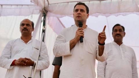Rahul Gandhi stopped from inaugurating road in Amethi