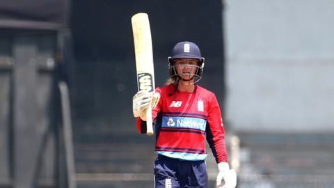 Danielle Wyatt hits breathtaking century as record-breaking England beat India Danielle Wyatt hits breathtaking century as record-breaking England beat India