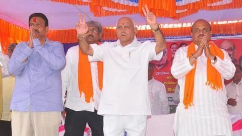 Yeddyurappa all set to become Karnataka's CM now