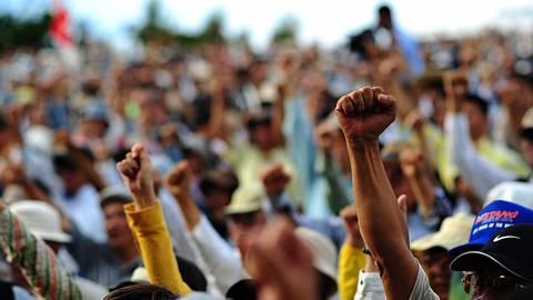 J&K protests continue