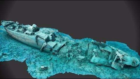 Online Virtual Reality tour of WWII shipwreck
