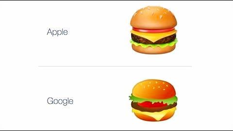 The Google cheeseburger emoji debate