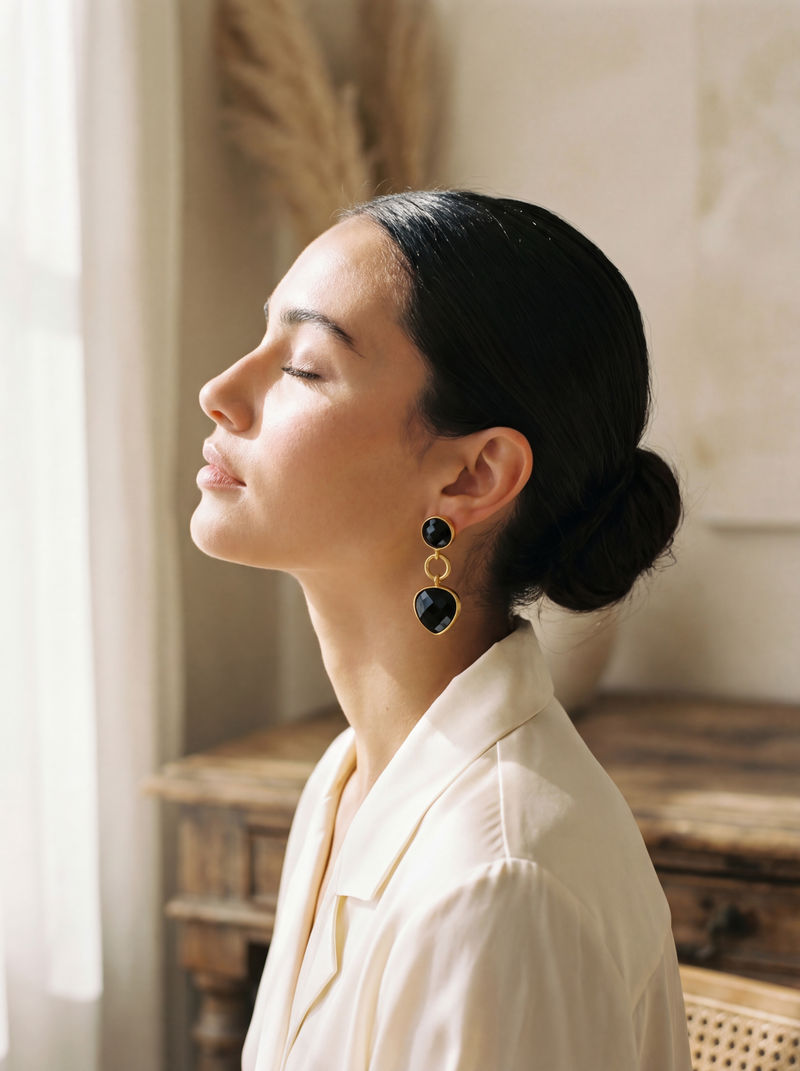 Jewelry, necklace editorial