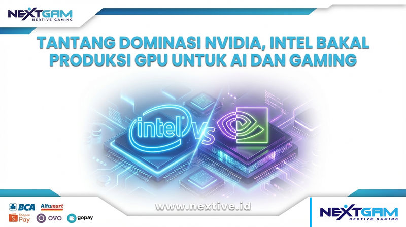 Tantang Dominasi Nvidia, Intel Bakal Produksi GPU untuk AI dan Gaming