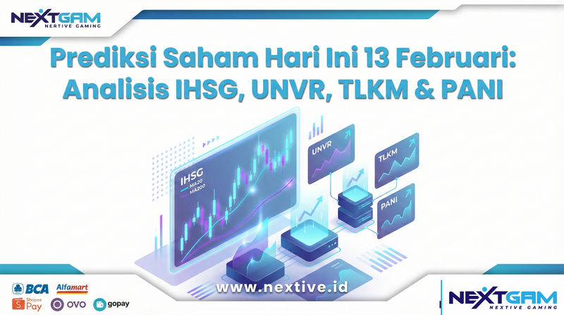 Prediksi Saham Hari Ini 13 Februari: Analisis IHSG, UNVR, TLKM & PANI