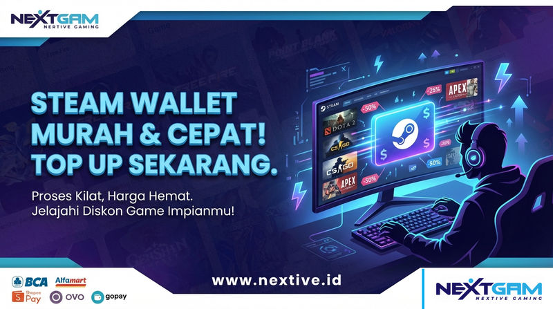 Panduan Lengkap Beli Steam Wallet Murah Proses Cepat dan Aman di 2026