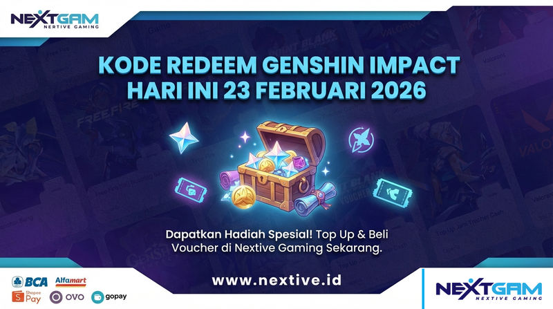 Kode Redeem Genshin Impact Hari Ini 23 Februari 2026