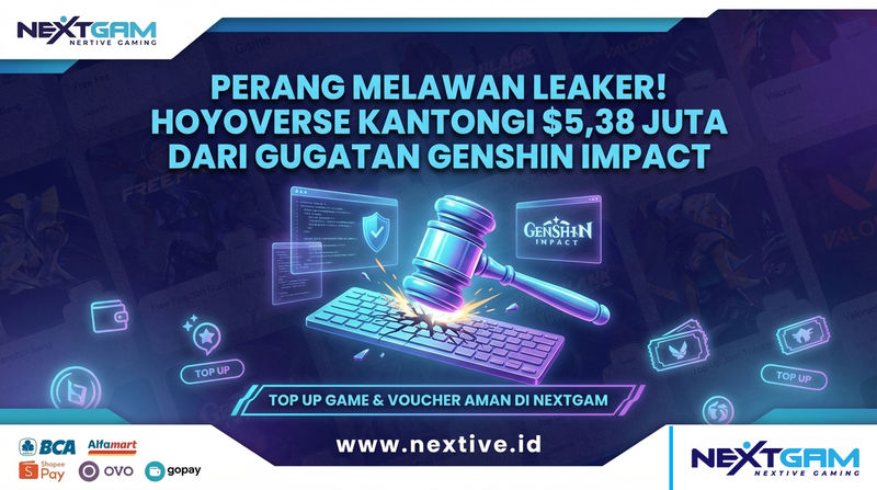 Perang Melawan Leaker! HoYoverse Kantongi $5,38 Juta dari Gugatan Genshin Impact