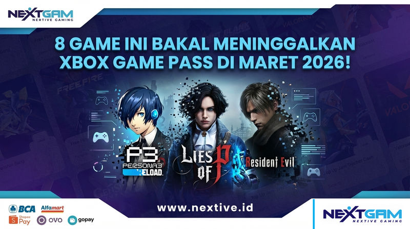 8 Game Meninggalkan Xbox Game Pass Maret 2026 - Nextive Gaming