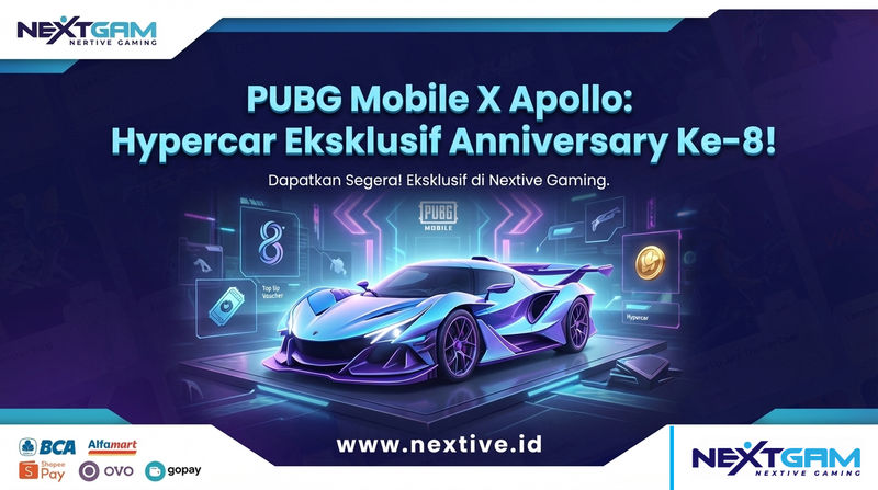 PUBG Mobile X Apollo: Kolaborasi Hypercar Eksklusif di Anniversary Ke-8