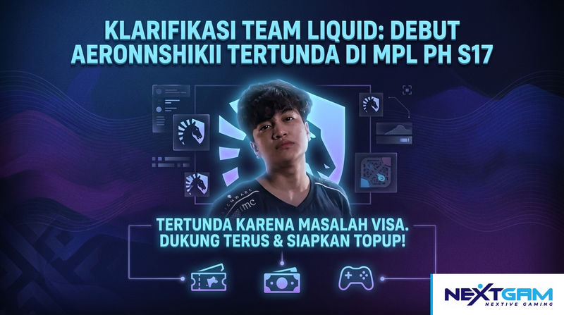 Klarifikasi Team Liquid Terkait Tertundanya Debut Aeronnshikii di MPL PH Season 17