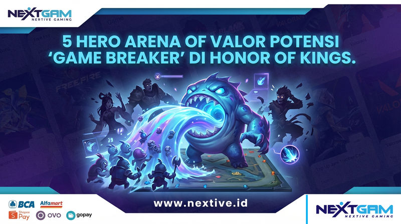 5 Hero Arena of Valor yang Berpotensi Jadi “Game Breaker” Jika Masuk Honor of Kings