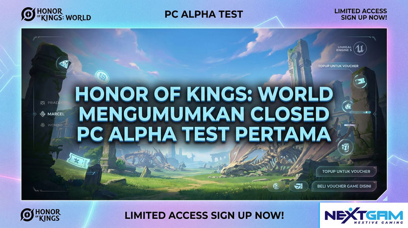 Honor of Kings: World Mengumumkan Closed PC Alpha Test Pertama, Siap Tantang Pasar RPG Global!