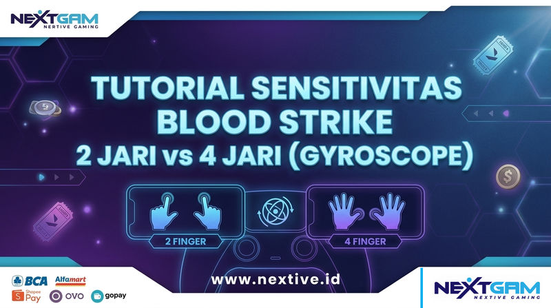 Tutorial Setting Sensitivitas Blood Strike untuk Pemain 2 Jari vs 4 Jari (Gyroscope)