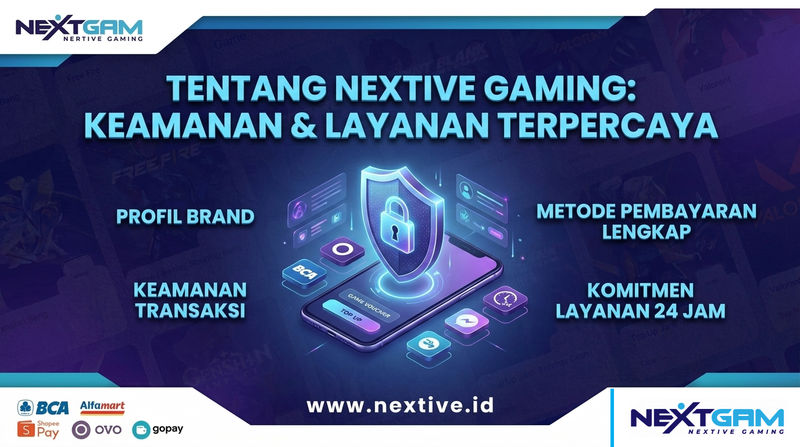 Mengenal Lebih Dekat Nextive Gaming: Profil Brand, Keamanan Transaksi, Metode Pembayaran, dan Komitmen Layanan 24 Jam