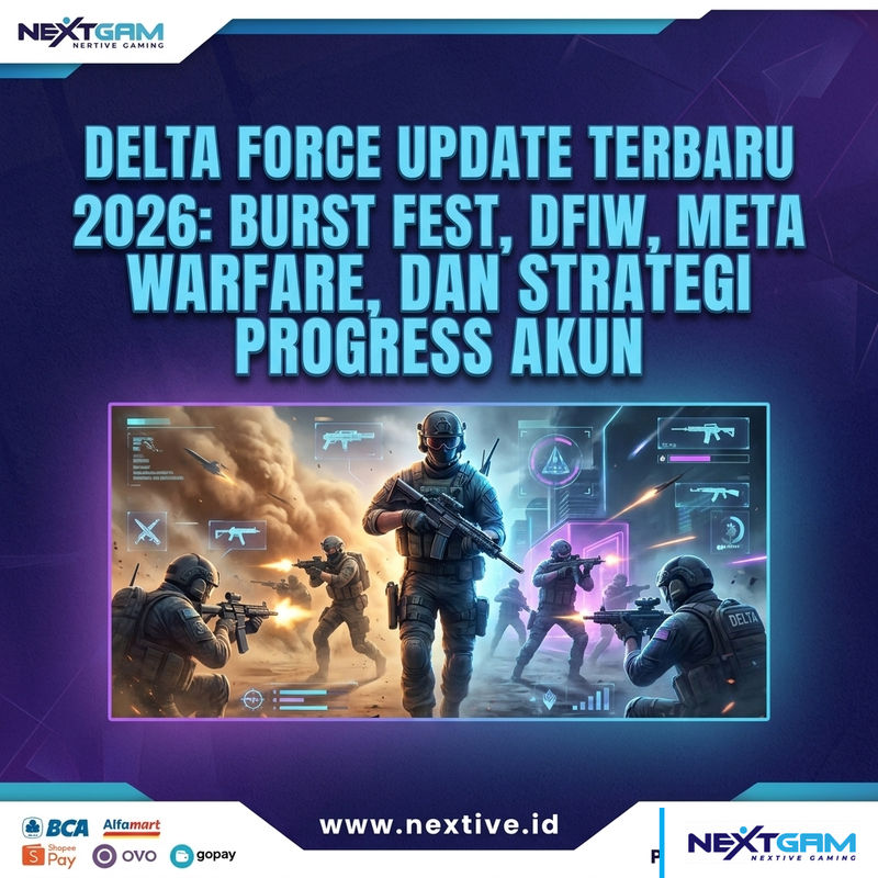 Delta Force Update Terbaru 2026: Burst Fest, DFIW, Meta Warfare, dan Strategi Progress Akun