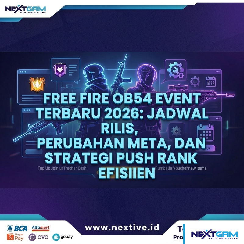 Free Fire OB54 Event Terbaru 2026: Jadwal Rilis, Perubahan Meta, dan Strategi Push Rank Efisien
