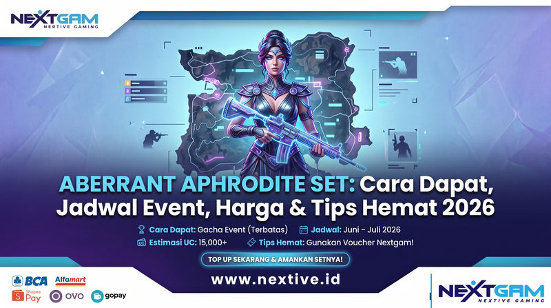 Aberrant Aphrodite Set PUBG Mobile: Cara Dapat, Jadwal Event, Harga Estimasi UC, dan Tips Hemat 2026