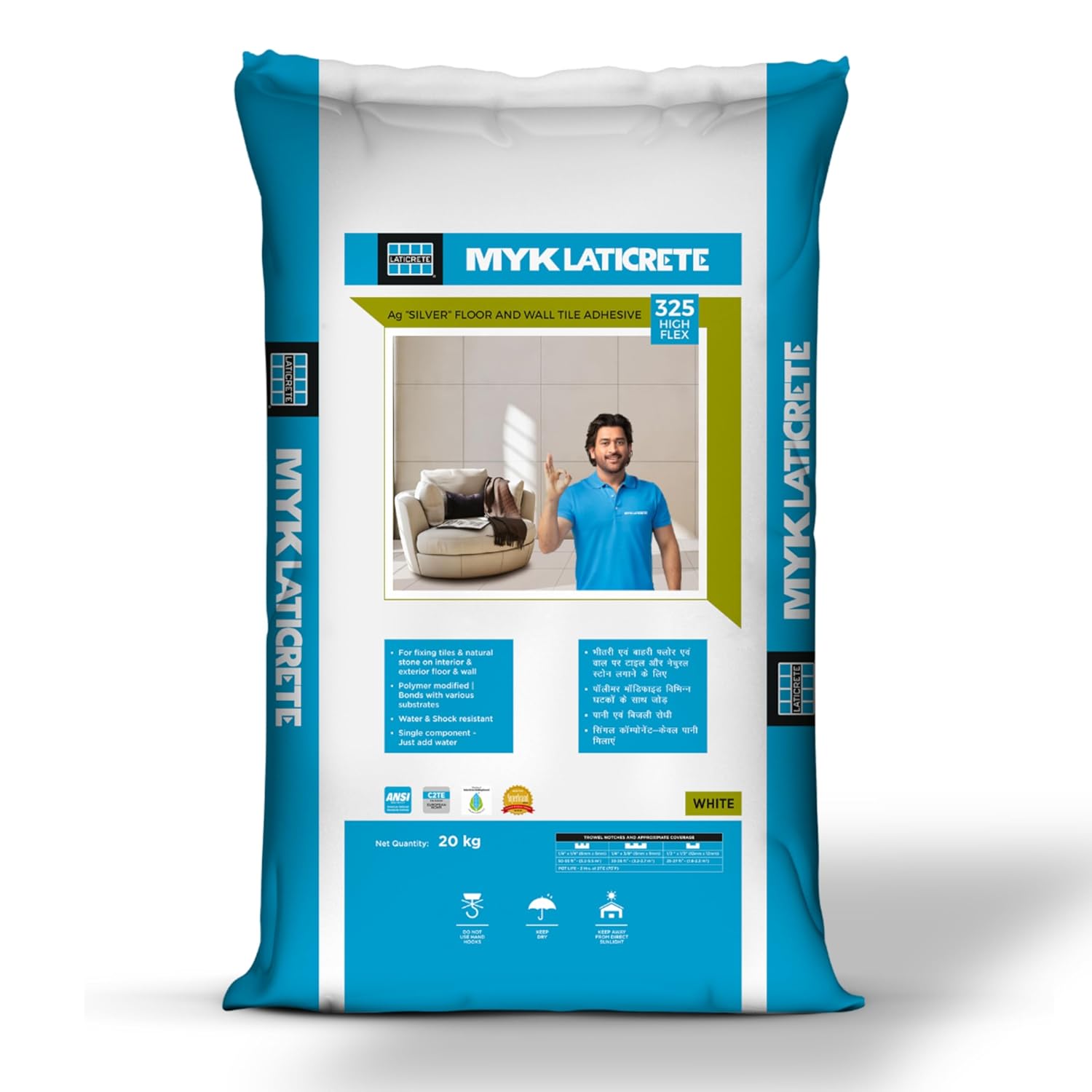 MYK LATICRETE 325 Tile Adhesive 20KG