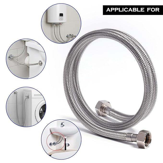 Connection Pipe – 18 inch Flexible Water Hose view 3