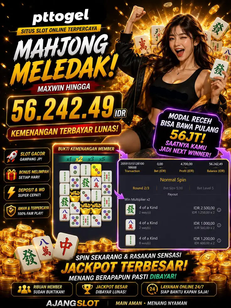 PTTOGEL Platform Slot Online Modern dengan Game Terbaru