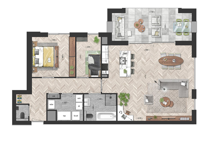 Appartement | Nummer 4