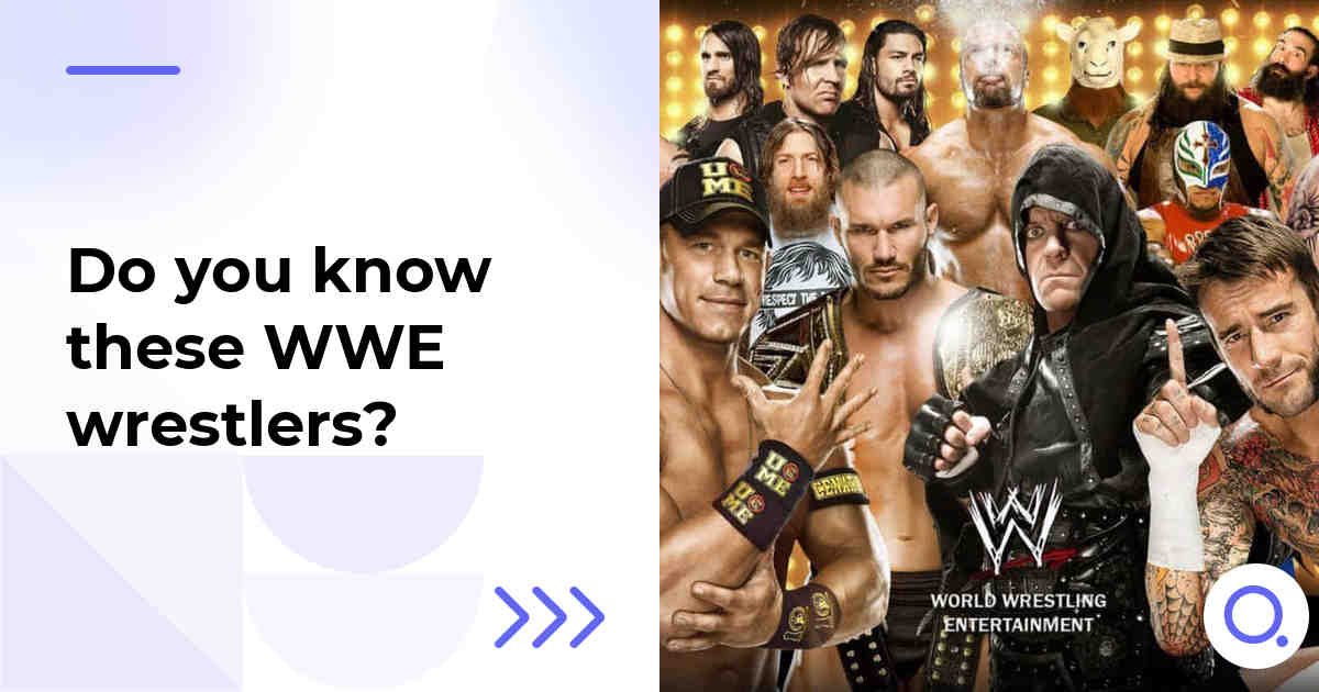 Do you know these WWE wrestlers?