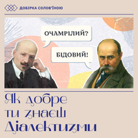 Як добре ти знаєш діалектизми?