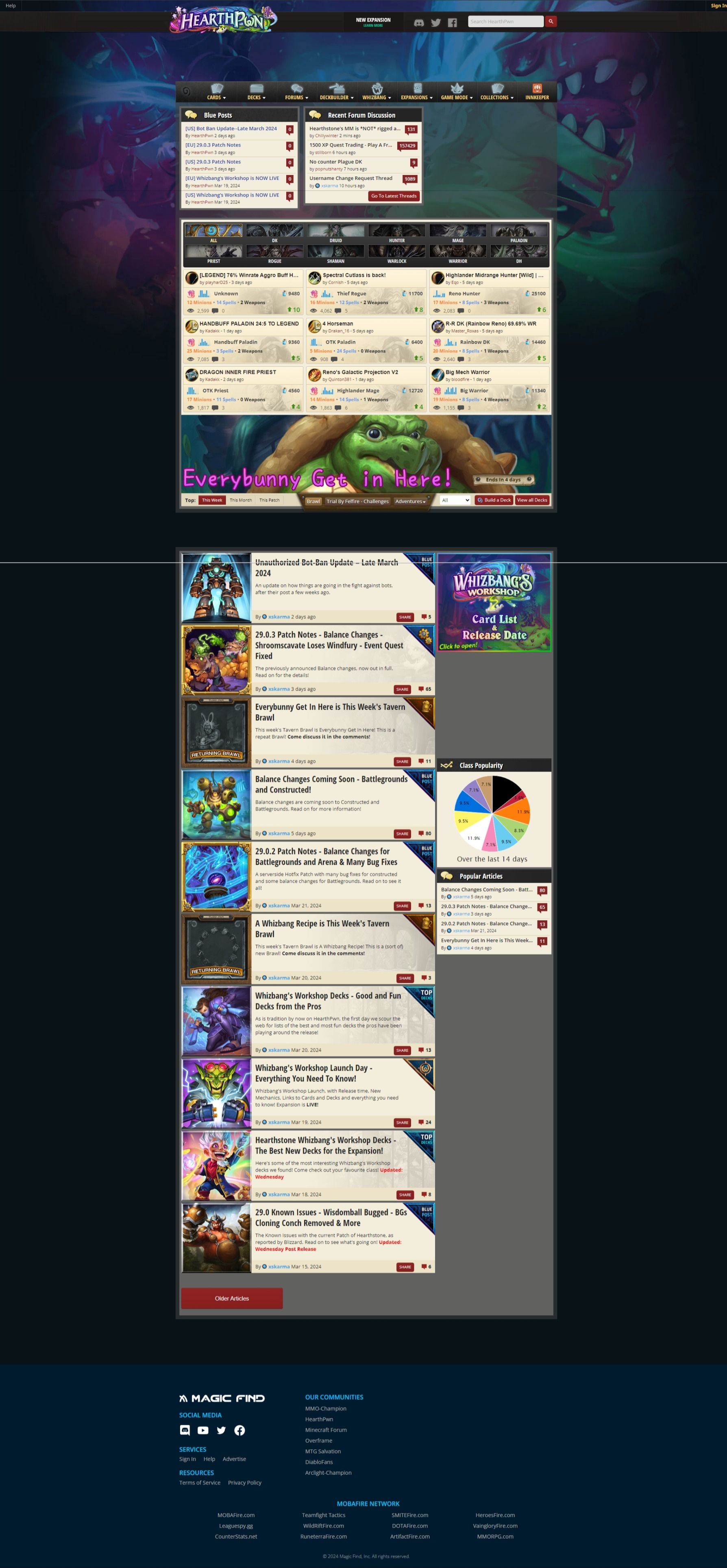 HearthPwn preview
