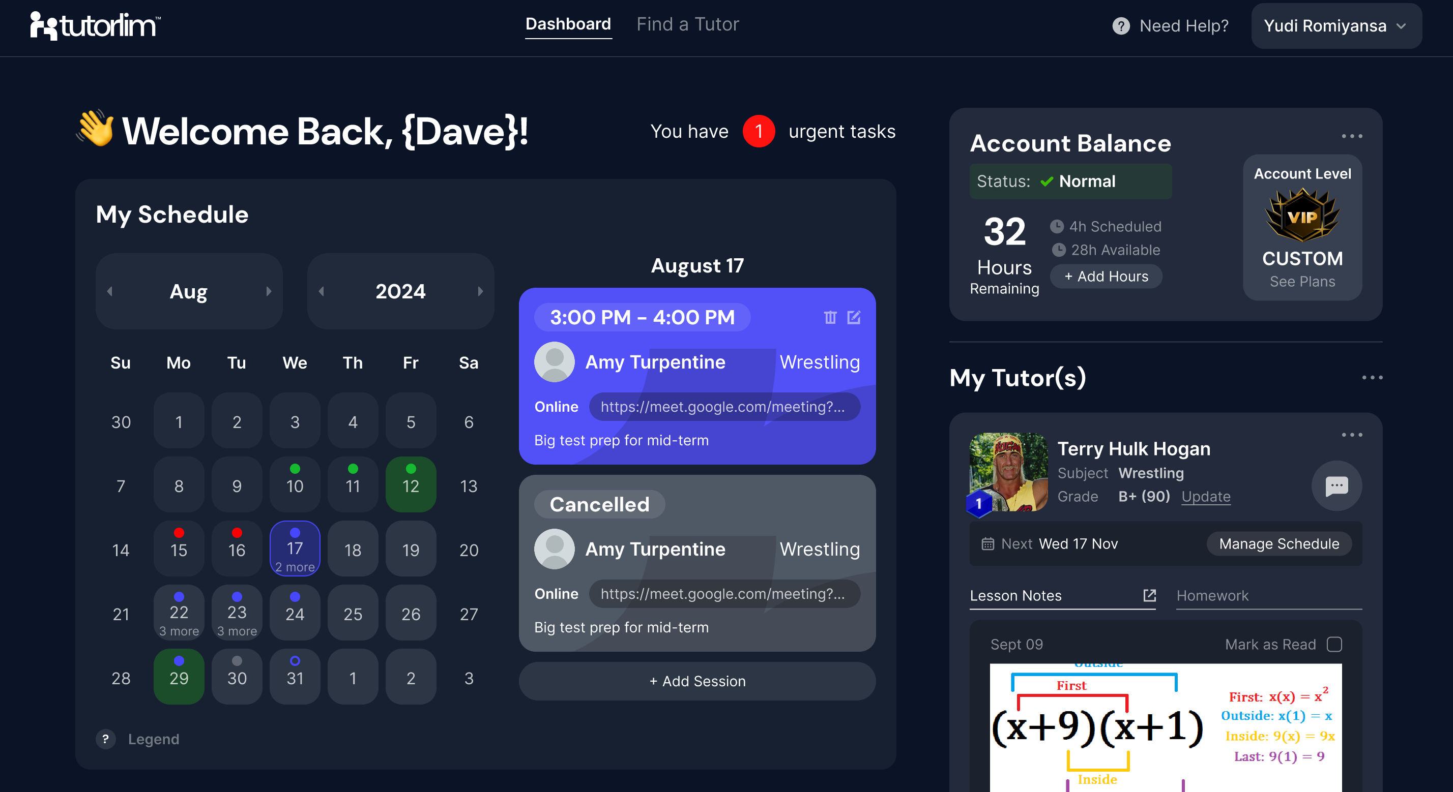 Tutor Lim (Next.js) screenshot 4