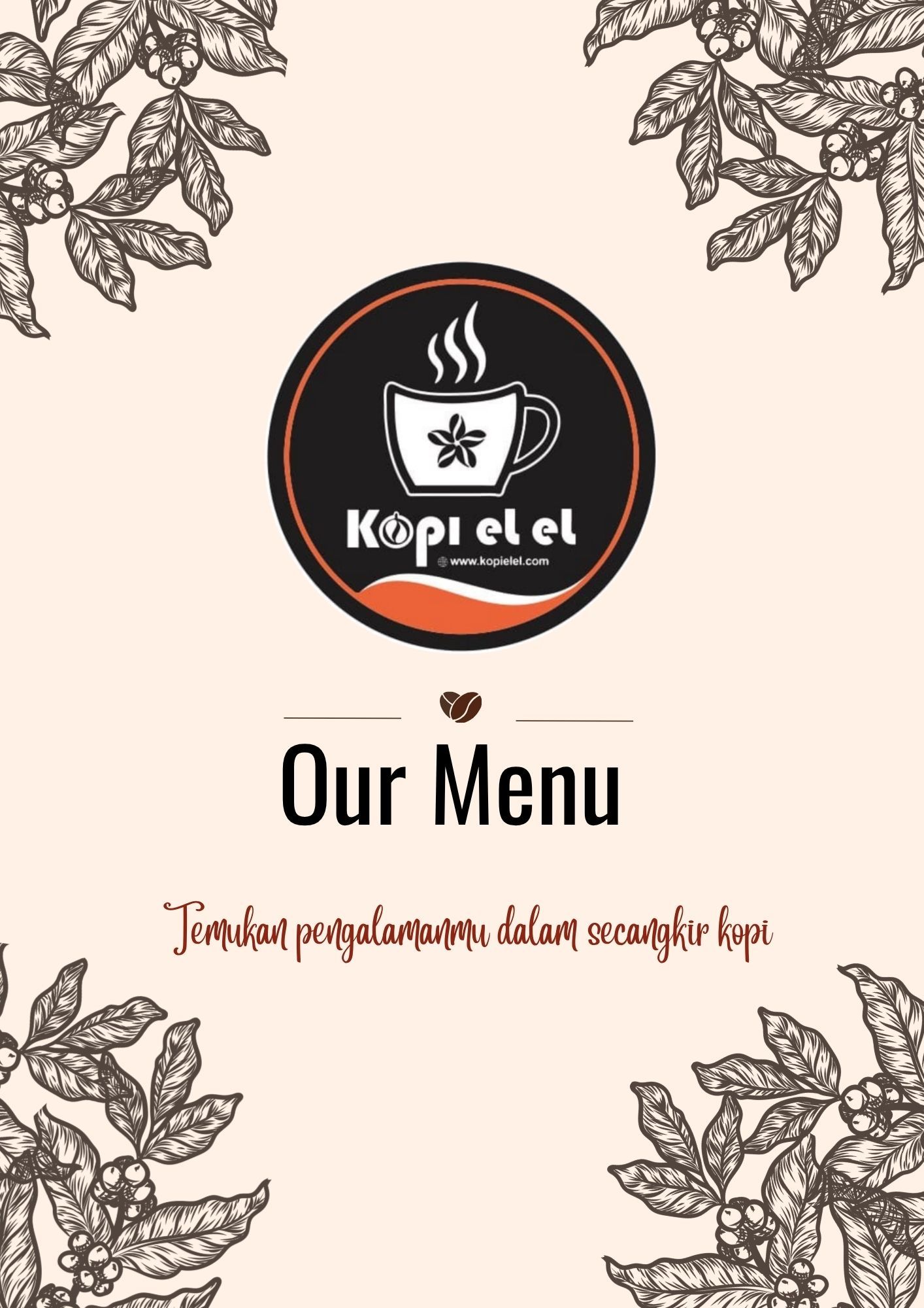 Menu Kopi eLeL