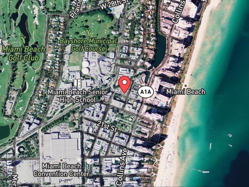 Map of 309 23rd St, Miami Beach, FL 33139, USA