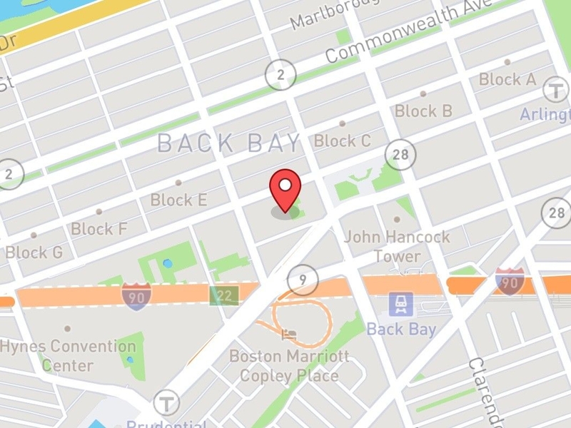 Map of 700 Boylston St, Boston, MA 02116, United States