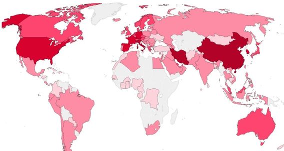 Current Coronavirus Outbreak Map