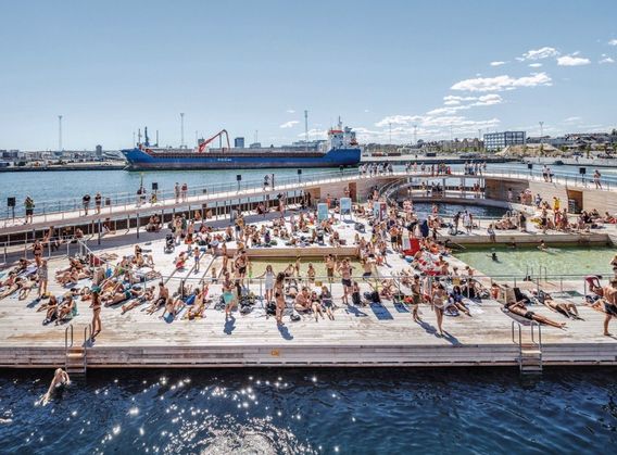 Decades of pollution control have made the water so clean in Denmark that people now swim in seawater pools.