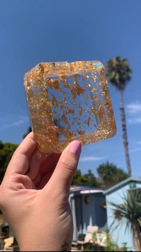 Gold Leaf Ashtray 🍁