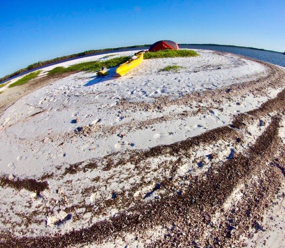 Campsite, Tiger Key.